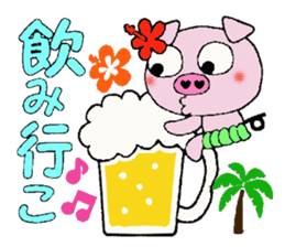 I love Hawaii! Teaser Hen Boo sticker #8078042