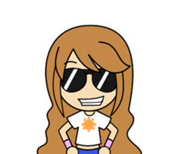 Cool Japanese boy & girlfriend Sticker sticker #8078108