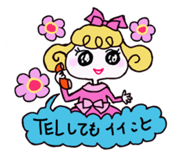 Cute cat and owner girl everyday (2) sticker #8078312