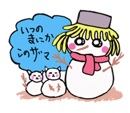 Cute cat and owner girl everyday (2) sticker #8078315