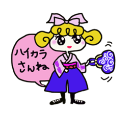 Cute cat and owner girl everyday (2) sticker #8078320