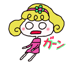 Cute cat and owner girl everyday (2) sticker #8078321