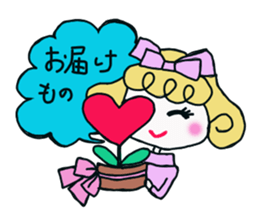 Cute cat and owner girl everyday (2) sticker #8078324