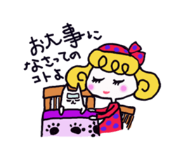 Cute cat and owner girl everyday (2) sticker #8078326