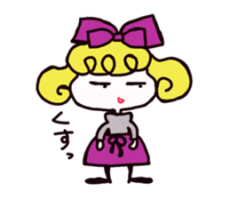 Cute cat and owner girl everyday (2) sticker #8078343