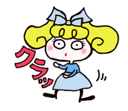 Cute cat and owner girl everyday (2) sticker #8078344