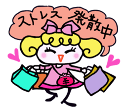 Cute cat and owner girl everyday (2) sticker #8078346