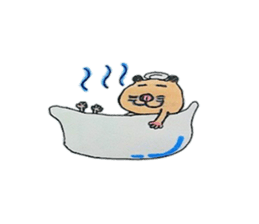 Kinkuma hamster "Hamuhamu" Renewal sticker #8078509