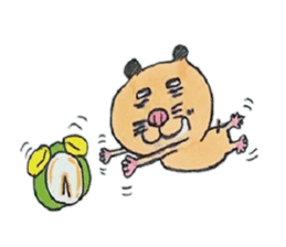 Kinkuma hamster "Hamuhamu" Renewal sticker #8078513