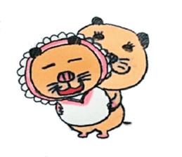 Kinkuma hamster "Hamuhamu" Renewal sticker #8078517