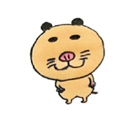 Kinkuma hamster "Hamuhamu" Renewal sticker #8078519