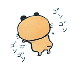 Kinkuma hamster "Hamuhamu" Renewal sticker #8078525