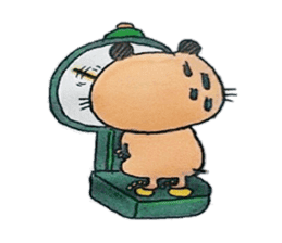 Kinkuma hamster "Hamuhamu" Renewal sticker #8078532