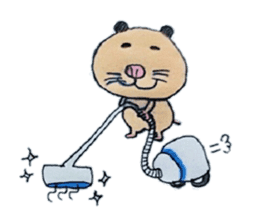 Kinkuma hamster "Hamuhamu" Renewal sticker #8078539