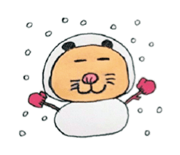 Kinkuma hamster "Hamuhamu" Renewal sticker #8078547