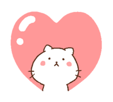 Cats get lonely easily. sticker #8078584