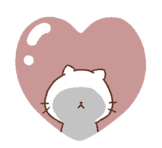 Cats get lonely easily. sticker #8078586