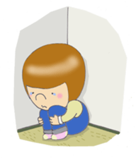 Ahchan and Cat sticker #8079164