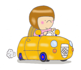 Ahchan and Cat sticker #8079168