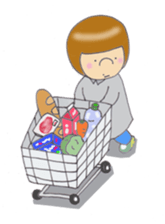 Ahchan and Cat sticker #8079171