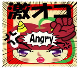 Appearance apple chan sticker #8079516