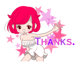 Everyday KAWAII PinkGirl sticker #8079910