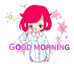 Everyday KAWAII PinkGirl sticker #8079914