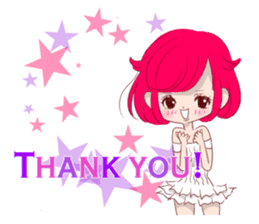 Everyday KAWAII PinkGirl sticker #8079915