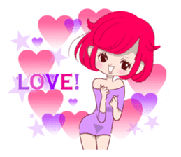 Everyday KAWAII PinkGirl sticker #8079917