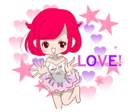 Everyday KAWAII PinkGirl sticker #8079918