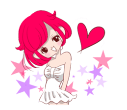 Everyday KAWAII PinkGirl sticker #8079920