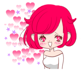 Everyday KAWAII PinkGirl sticker #8079921