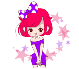 Everyday KAWAII PinkGirl sticker #8079922