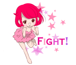 Everyday KAWAII PinkGirl sticker #8079935