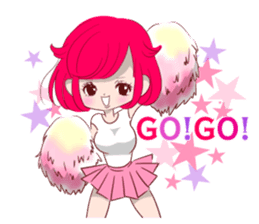 Everyday KAWAII PinkGirl sticker #8079939