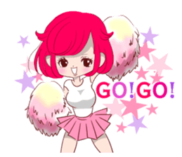 Everyday KAWAII PinkGirl sticker #8079939