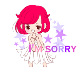 Everyday KAWAII PinkGirl sticker #8079943