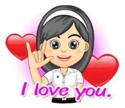 Nong Tang-thai In University sticker #8080548