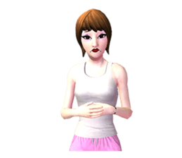 miss. nucharin female fitness sticker #8080576