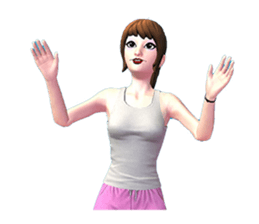 miss. nucharin female fitness sticker #8080583