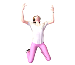 miss. nucharin female fitness sticker #8080598