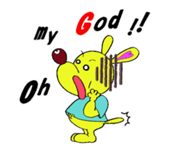 Bun-chan's Daily conversation sticker #8080657