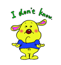 Bun-chan's Daily conversation sticker #8080670