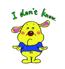 Bun-chan's Daily conversation sticker #8080670