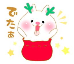 Soft pastel cat there were.Winter. sticker #8080914