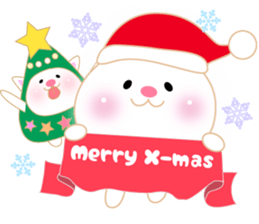 Soft pastel cat there were.Winter. sticker #8080916