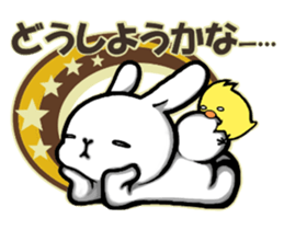 Funny Rabbit & Chick LIVE ver. sticker #8081527