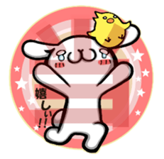 Funny Rabbit & Chick LIVE ver. sticker #8081532