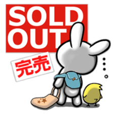 Funny Rabbit & Chick LIVE ver. sticker #8081556