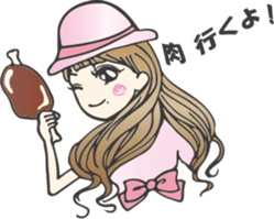 Beef angel Misaki sticker #8082011